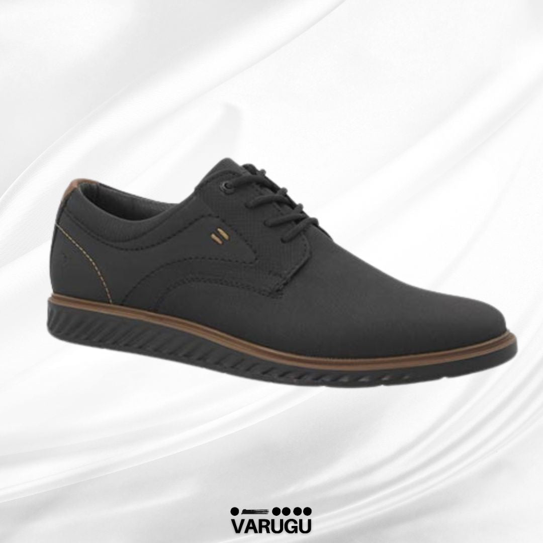 Zapatos confortables negros de hombre online VARUGU