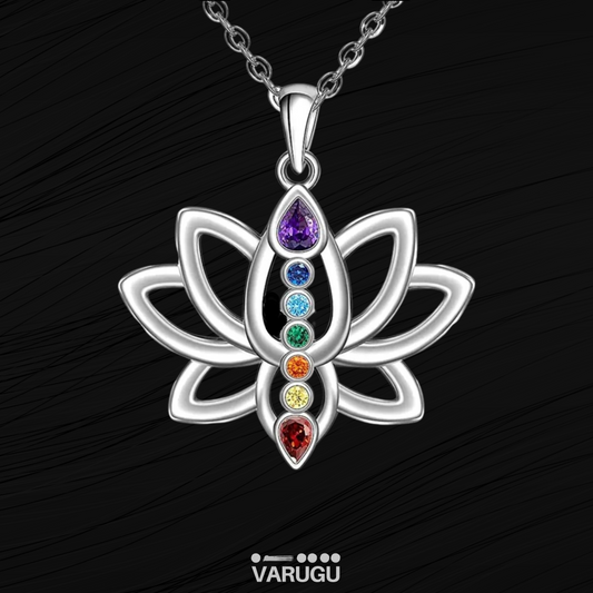 Collar 7 Chakras con Flor de Loto para armonizar tu energía