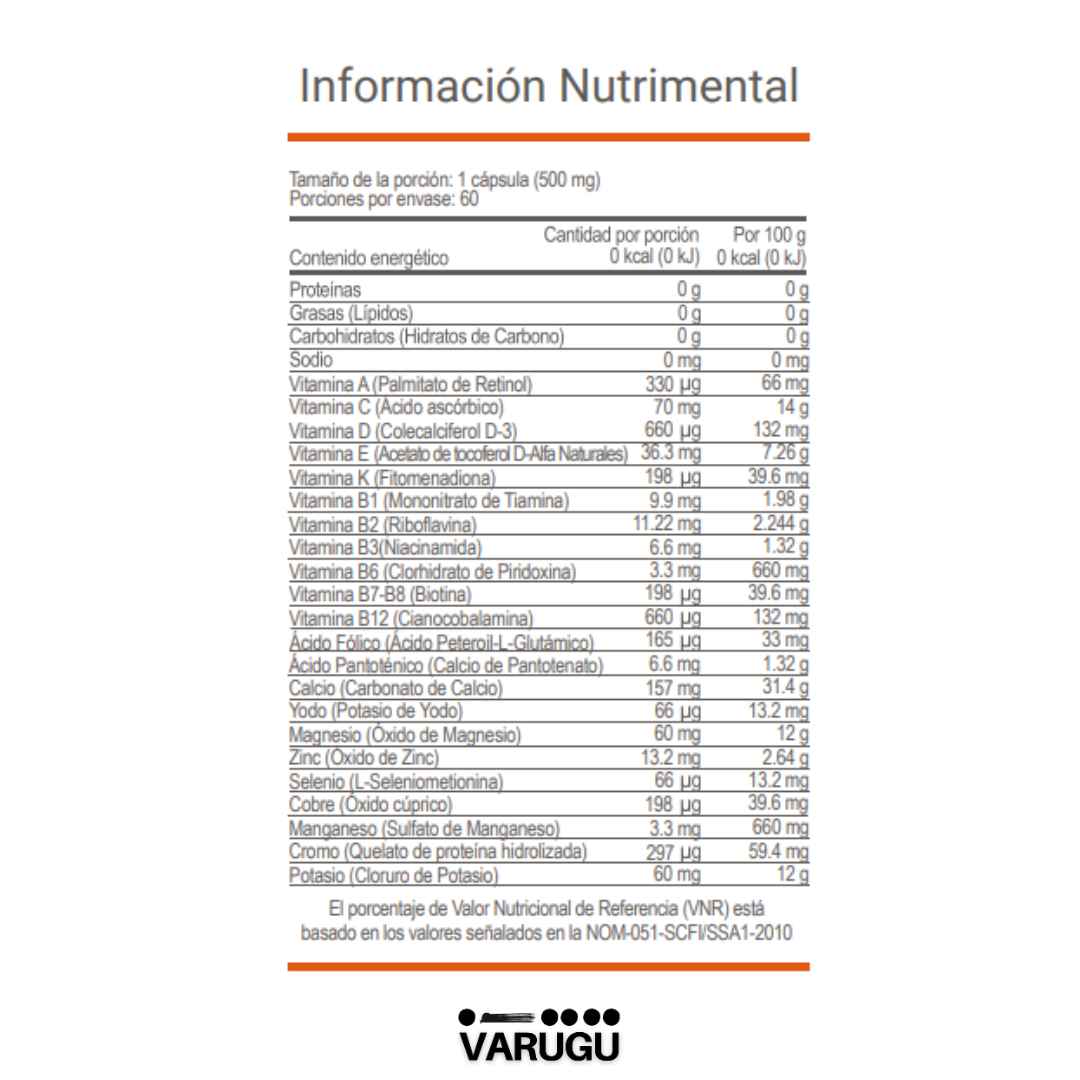 VITAX - Multivitamínico para sistema inmune, contribuye en autismo, para tiroides