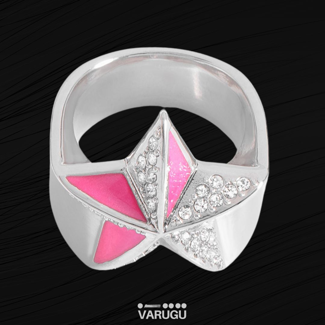 Anillo Paris Hilton By NICE con estrella rosa