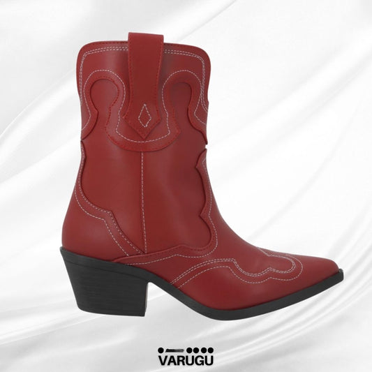 Botas rojas para mujer alta gama