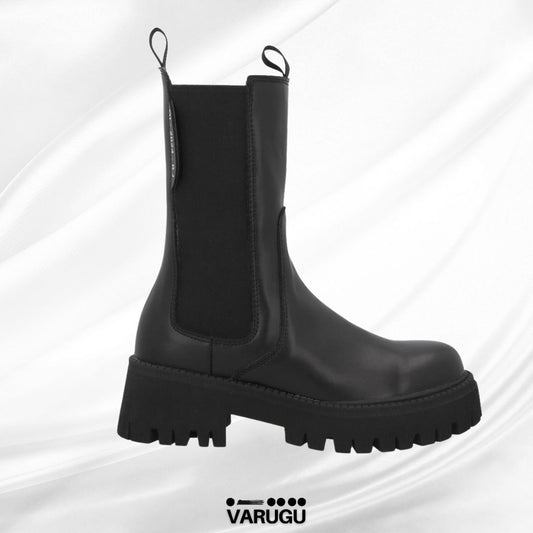 Botas largas color negro stretch dama