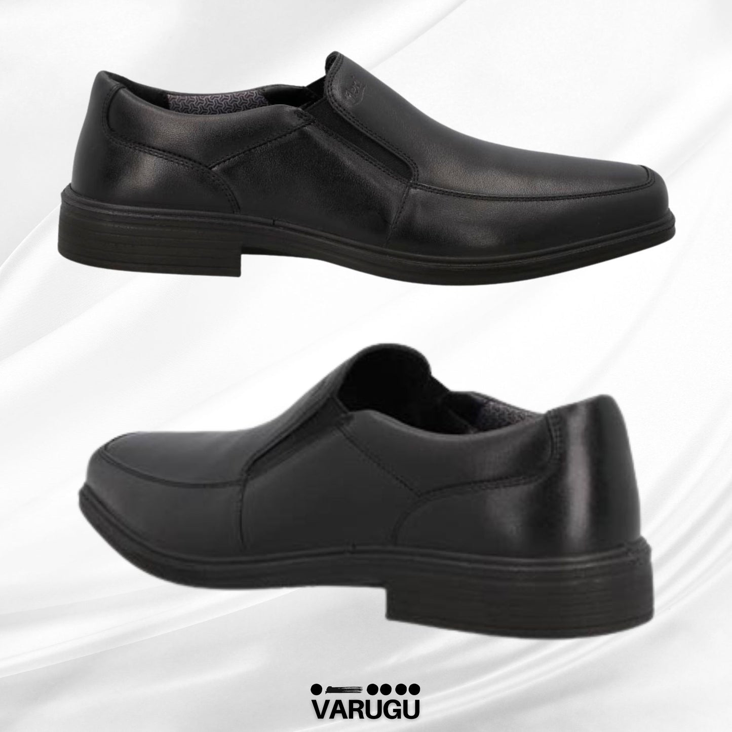 Zapatos FLEXI de meter negros para hombres