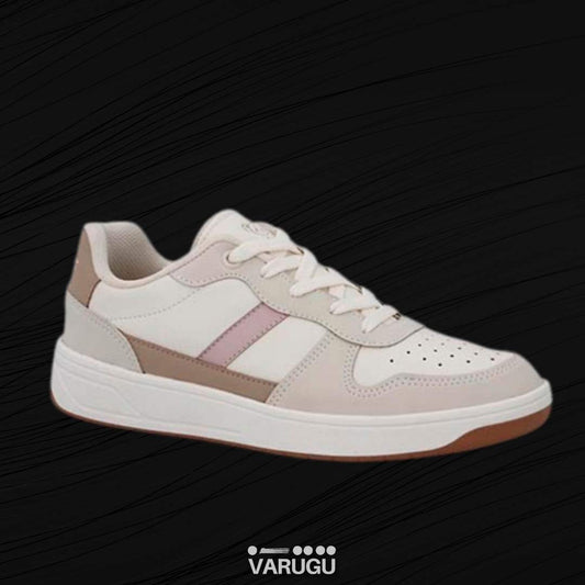 Tenis color latte para dama a la moda