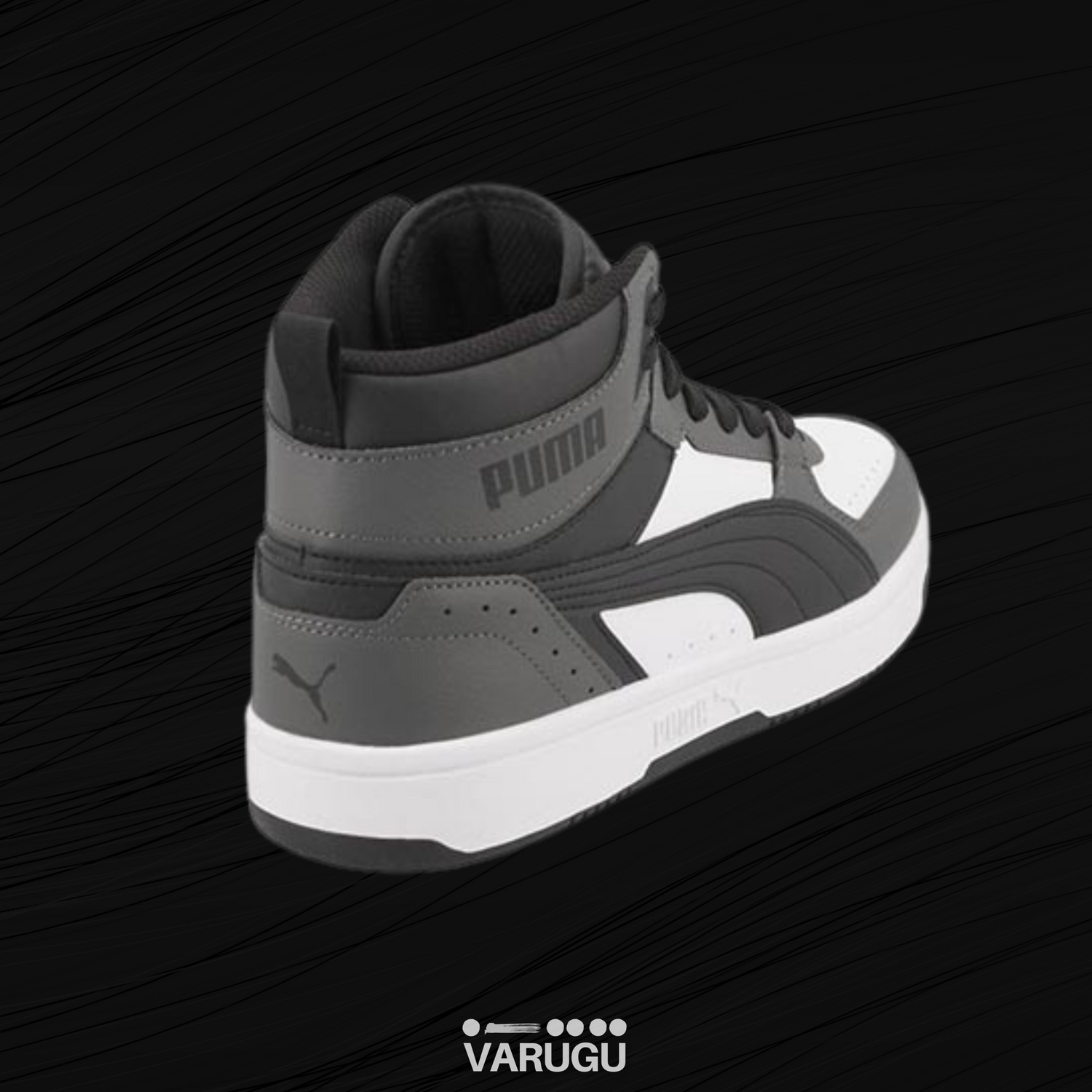 Puma gris shop con negro